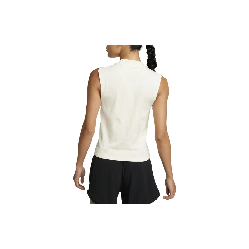 Nike Sleeveless Sports Shirts Women's Ivory-4