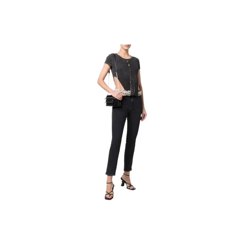 DIESEL Crop Tops Women's Black-1