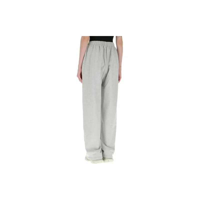 Balenciaga FW21 Knitted Sports Pants Regular Fit Women's Gray-4