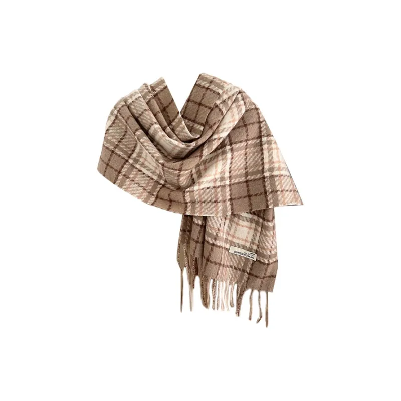 CARTELO Polyester Knit Scarves Unisex-4