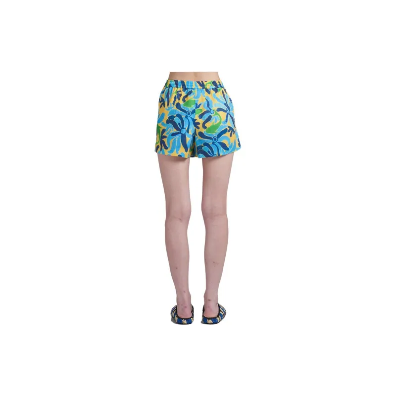 MARNI Abstract Printed Drawstring Shorts-2