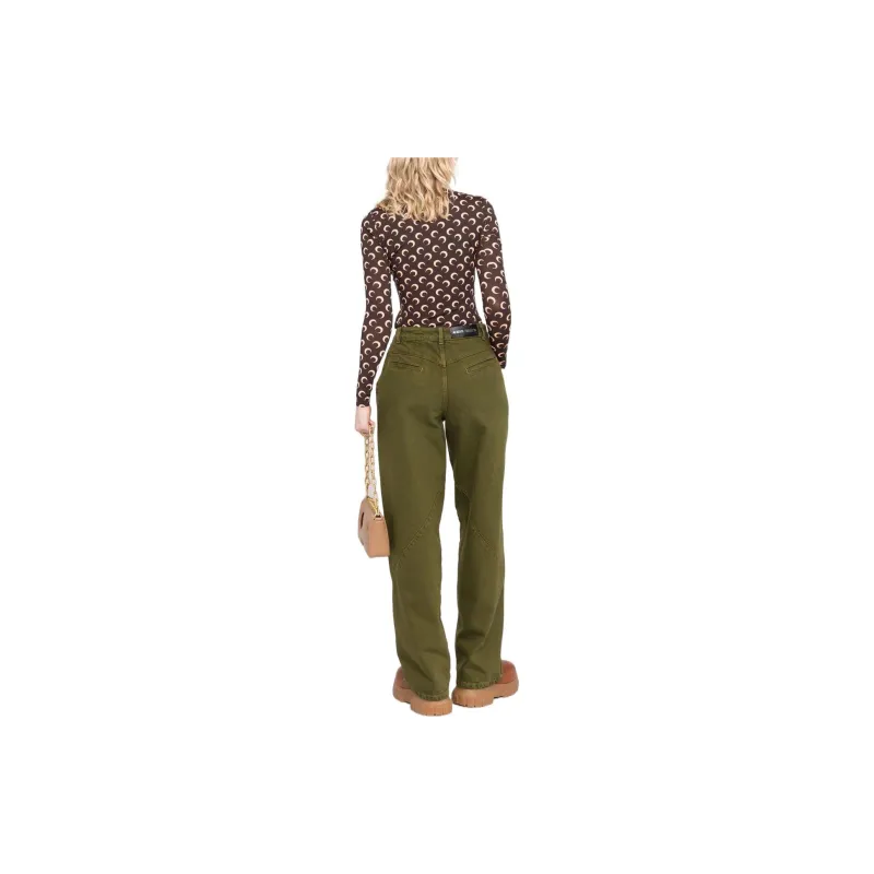 Marine Serre T Shirts Women's Brown-2