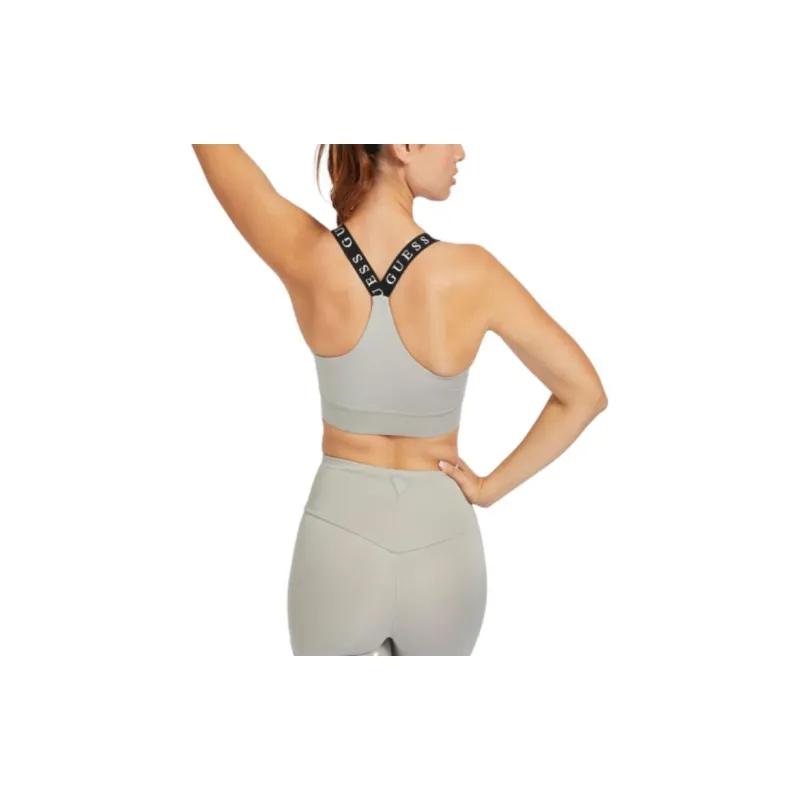 GUESS Sleeveless Sports Shirts Women's Light Gray-2