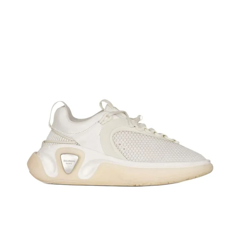 BALMAIN B Runner Casual Shoes Women's White-1