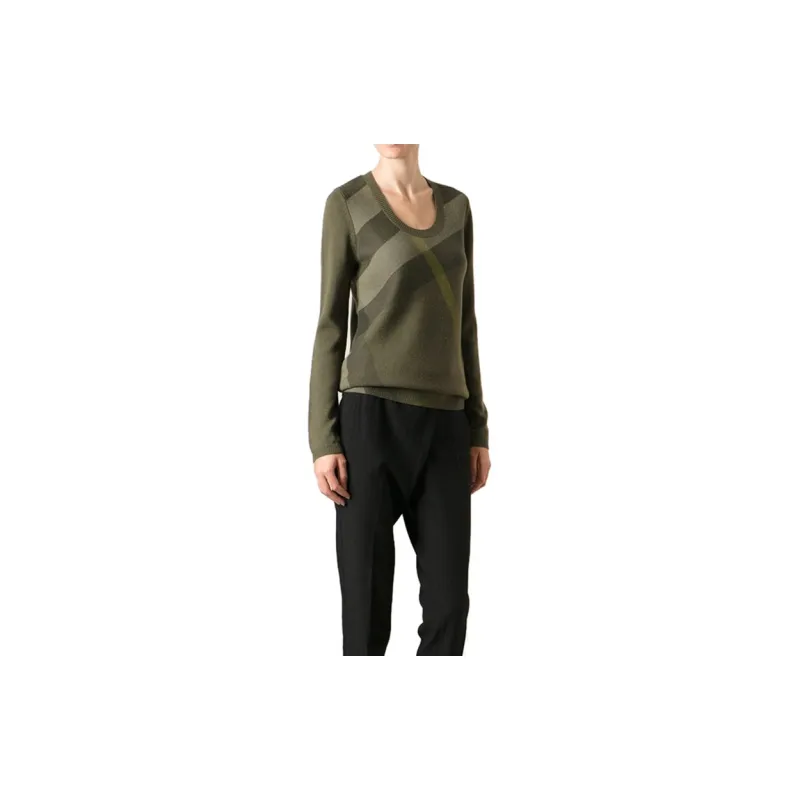 Burberry Sweater Women's Olive Green-1