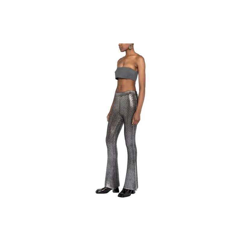 Paco Rabanne All Over Patterned Flared Trousers-3