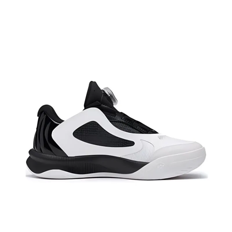 FILA KIDS Slip Resistant, Rebound, Breathable, And Supportive Low Top Children's Basketball Shoes White Black Unisex-3