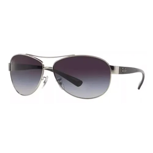 RayBan Metal Aviator Sunglasses Unisex Gray