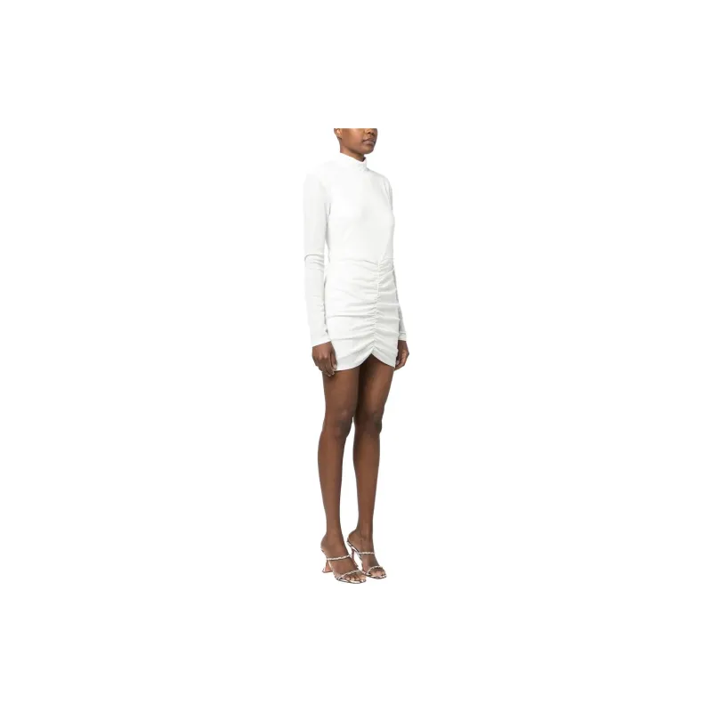 Rotate Long-Sleeved Dresses Women's White-3