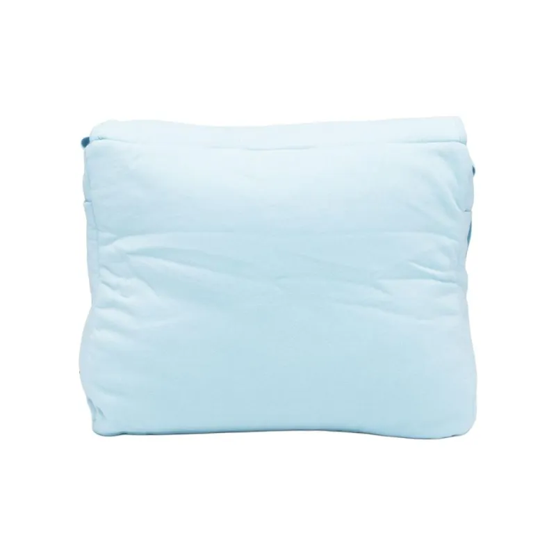MOSCHINO Cotton Crossbody Bag, Shoulder Bag Unisex Light Blue-2