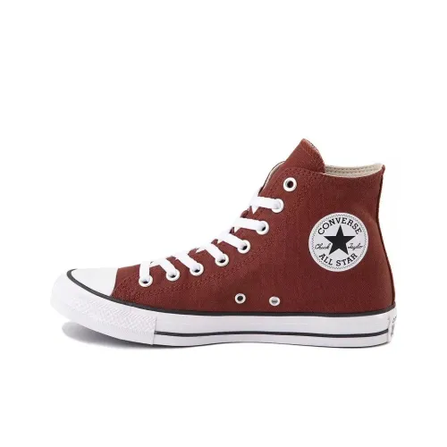 Converse All Star Canvas Shoes Men High-Top Brown/White