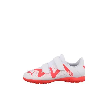 PUMA Low Top Kids' Soccer Shoes White Red Kids'