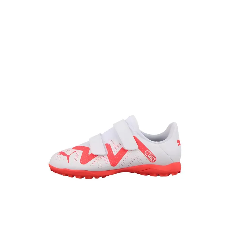 PUMA Low Top Kids' Soccer Shoes White Red Kids'-0