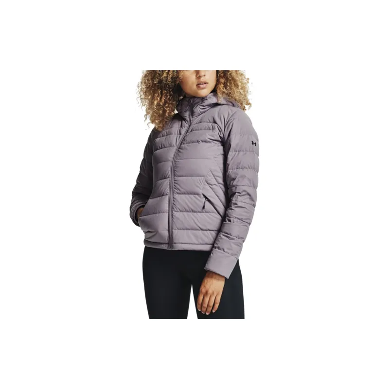 Under Armour Down Jacket Women's Lead Gray Purple-3