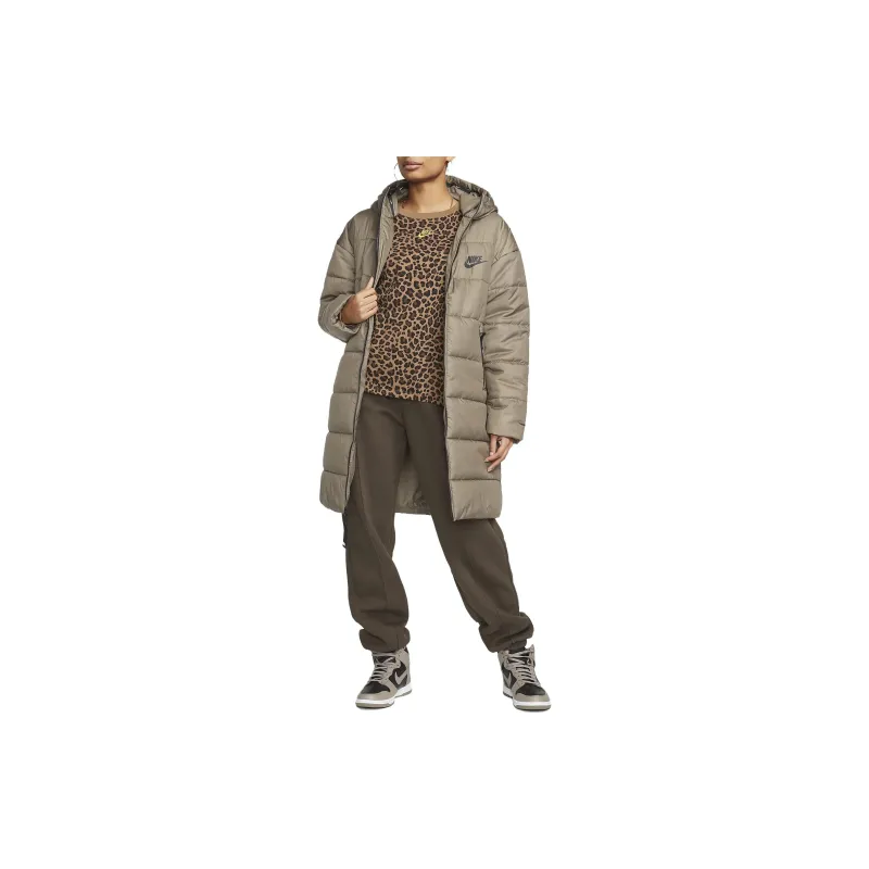 Nike Puffer Jackets Women's Khaki-1