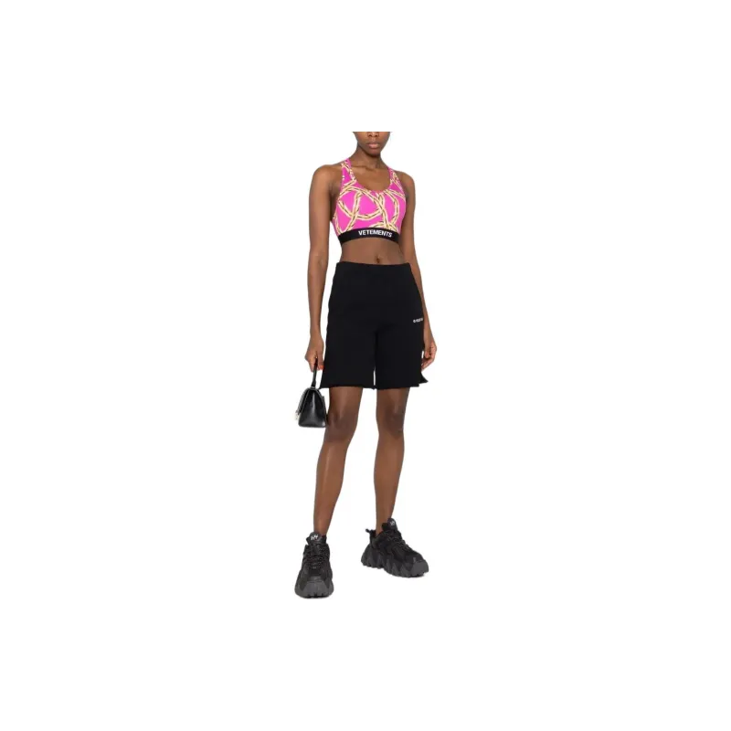 Vetements Tank Tops Women's Pink-1