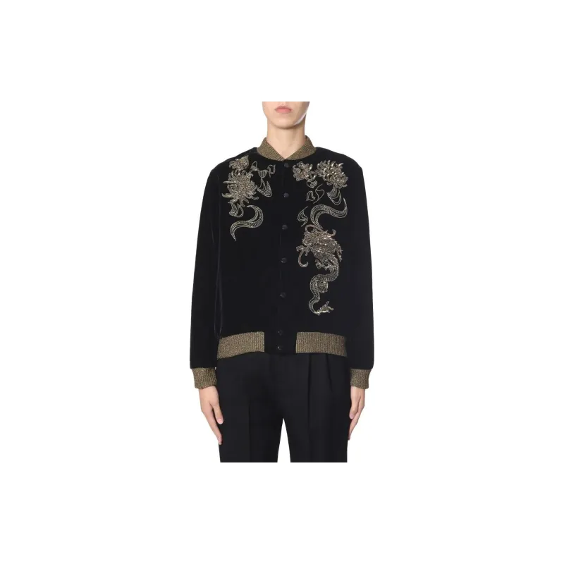 SAINT LAURENT Jacket Women's Black-2