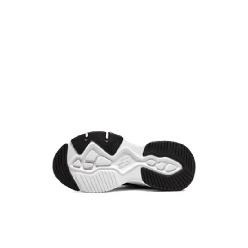 Skechers Cushioning Wear-Resistant Kids Platform Sneakers Black White Kids'-5