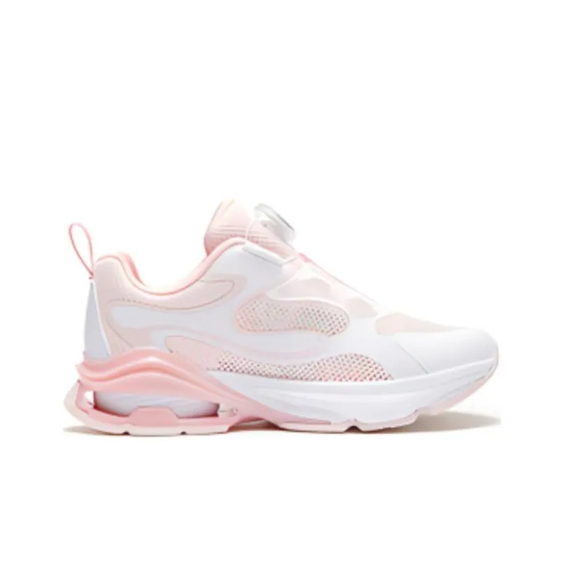 FILA KIDS Anti Slip Wear Resistant Low Top Kids' Running Shoes Pink White Teenagers-1
