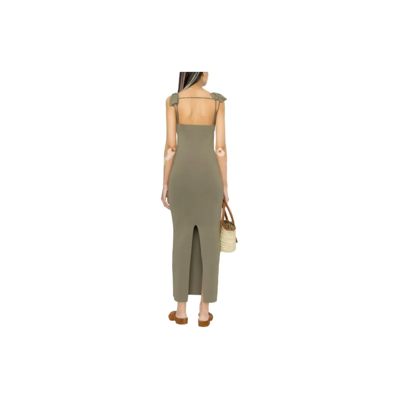Jacquemus Sleeveless Dresses Women's Khaki-1