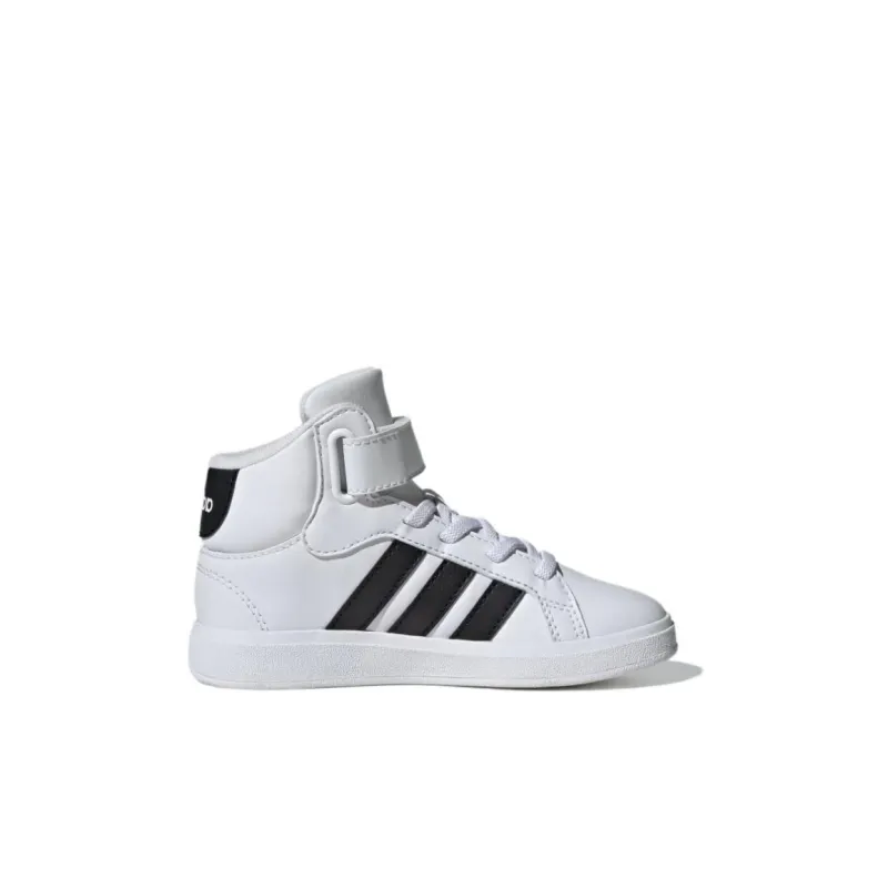 adidas Grand Court   Mid K 'White Black'-1