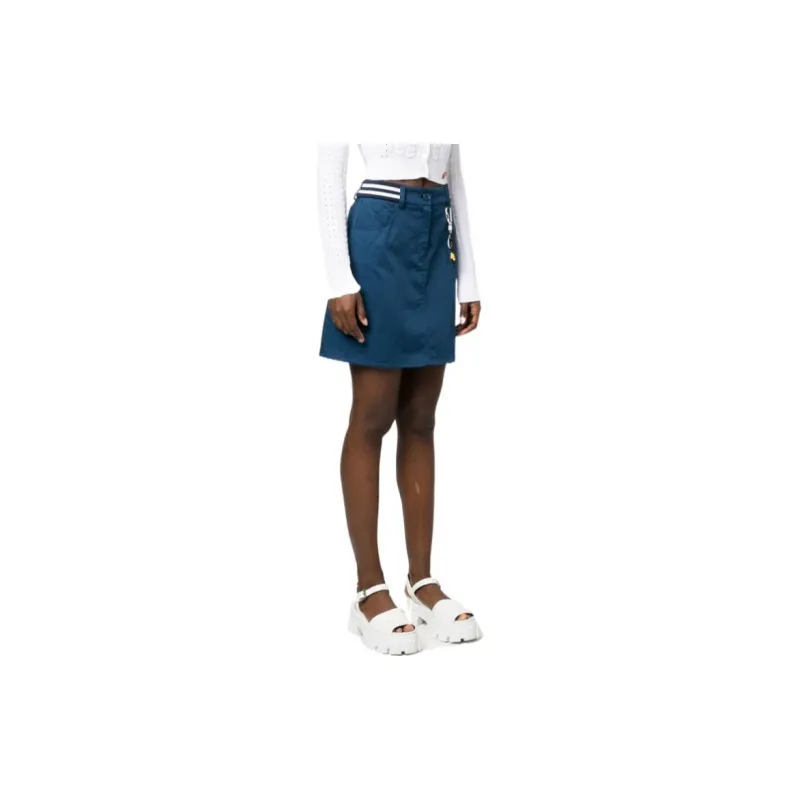 LOVE MOSCHINO Casual Short Skirts Women's Blue-1
