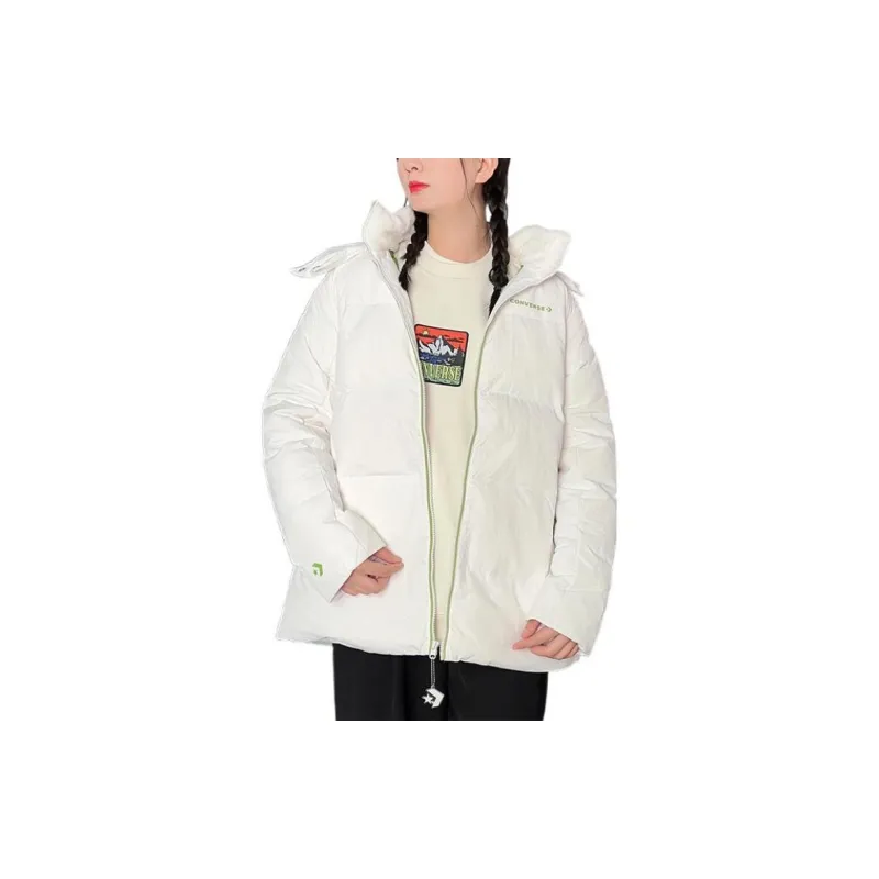 Converse Down Jackets Women's White-4