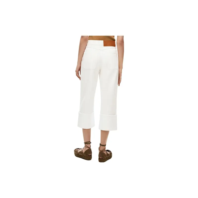 LOEWE Jeans Women's White-3