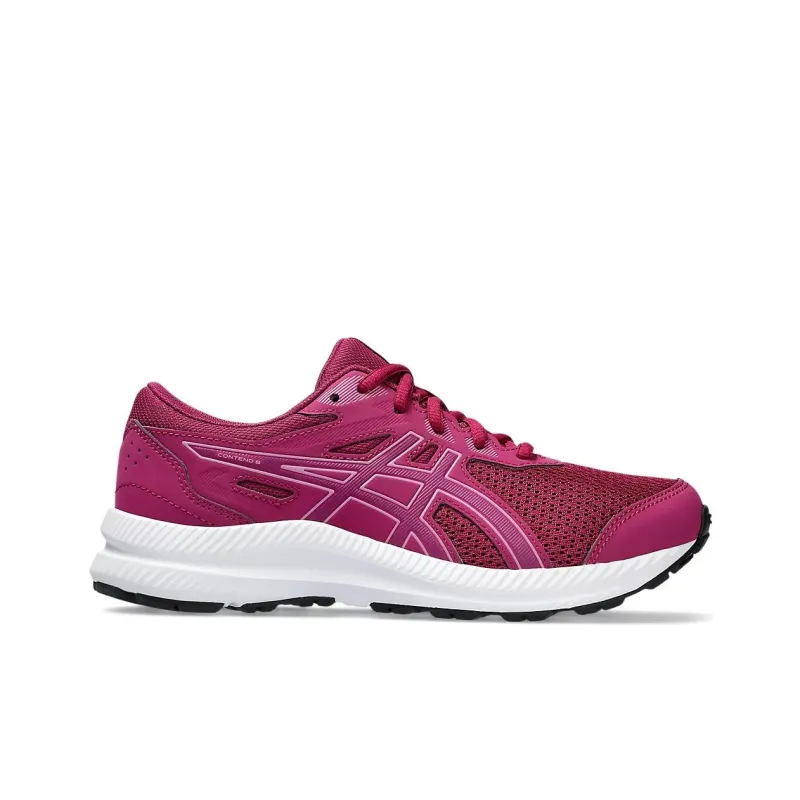 Asics Gel-Contend 8 Anti-Slip And Wear-Resistant Lightweight Low-Top Kids' Running Shoes Red Purple Teenagers-1
