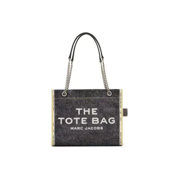 MARC JACOBS The Denim Chain Medium Tote Bag