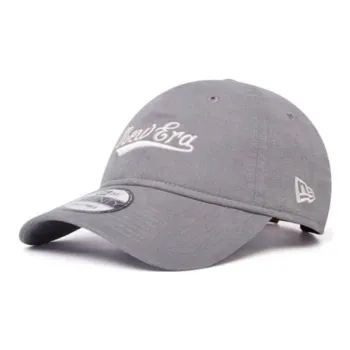 New Era Leather Baseball Caps Unisex Gray