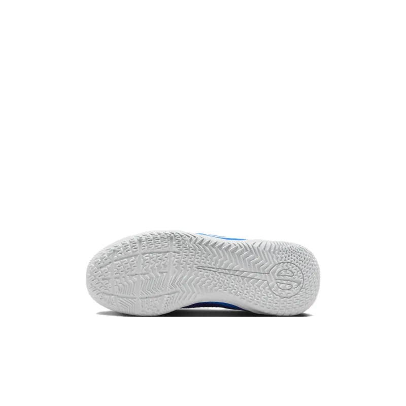 Nike Tiempo Legend 10 Slip Resistant Low Top Kids' Soccer Shoes Blue White Kids'-4