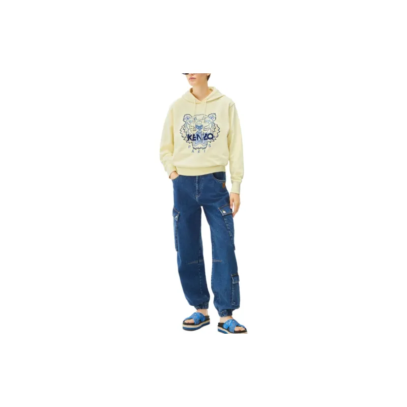 KENZO Classic Tiger Head SS22 Sweatshirt Women's Light Umber-1