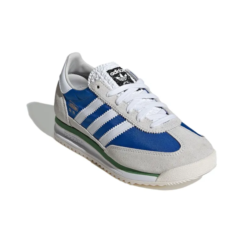 Adidas Originals Abrasion Resistant Low Top Kids Lifestyle Shoes Blue White Teenagers-2