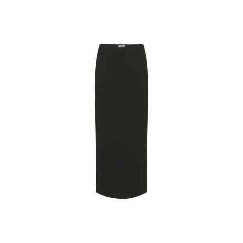 ARITZIA Casual Long Skirts Women's BLACK/Black