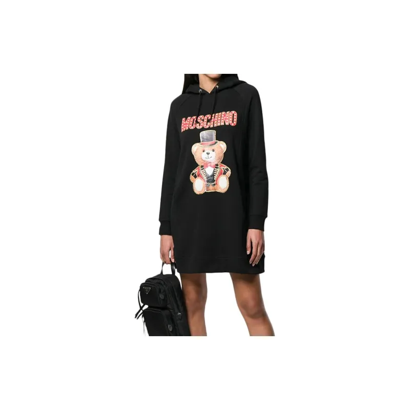 MOSCHINO Long-Sleeved Dresses Women's Black-1