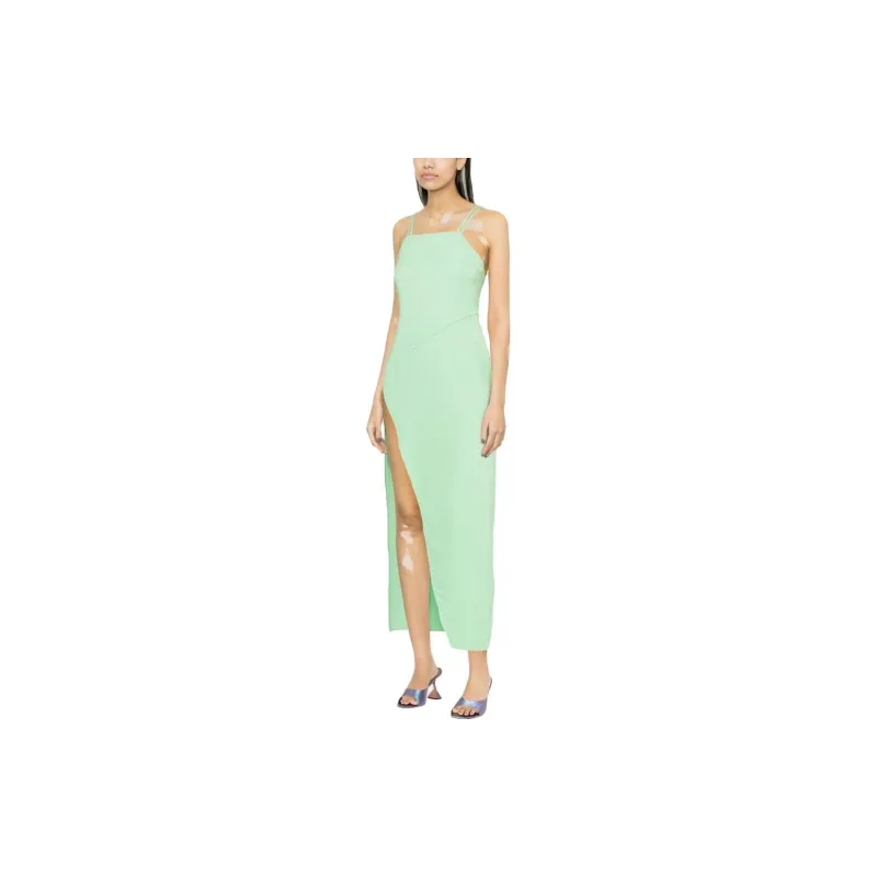 The Attico Strappy Spaghetti Strap Midi Dress-2