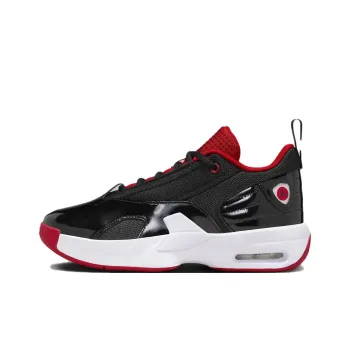 Jordan Max Aura 6 Anti Slip Wear Resistant Kids Lifestyle Shoes Black White Red Teenagers