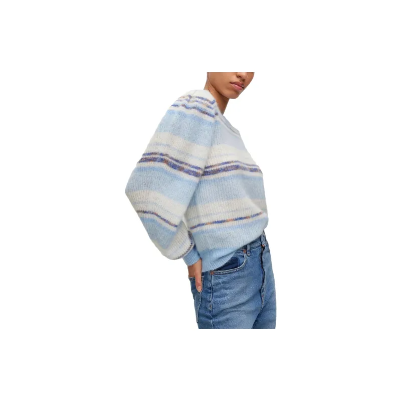 Boss Stripe pattern Crew neck Sweatshirt-4