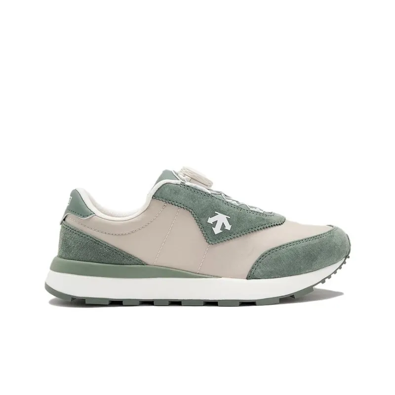 DESCENTE Sports Life Collection Anti Slip Wear Resistant Kids Lifestyle Shoes Khaki Green Teenagers-1