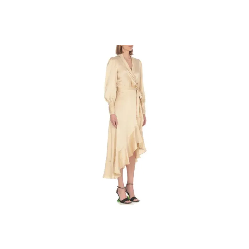 Zimmermann Long-Sleeved Dresses Women's Yellow-1