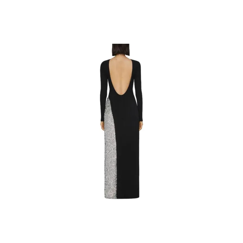 Givenchy SS23 Long Sleeved Dress Women's Black-3