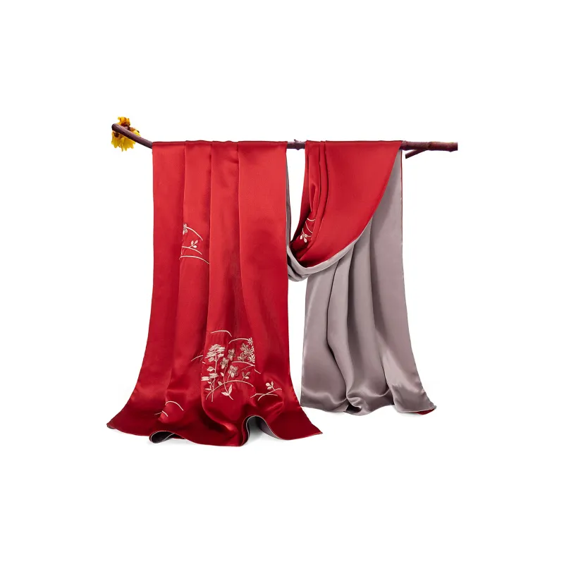 Shanghai Story 100% Mulberry Silk Silk Scarves Women's Silk Harmony Galaxy Gift Box Set-21