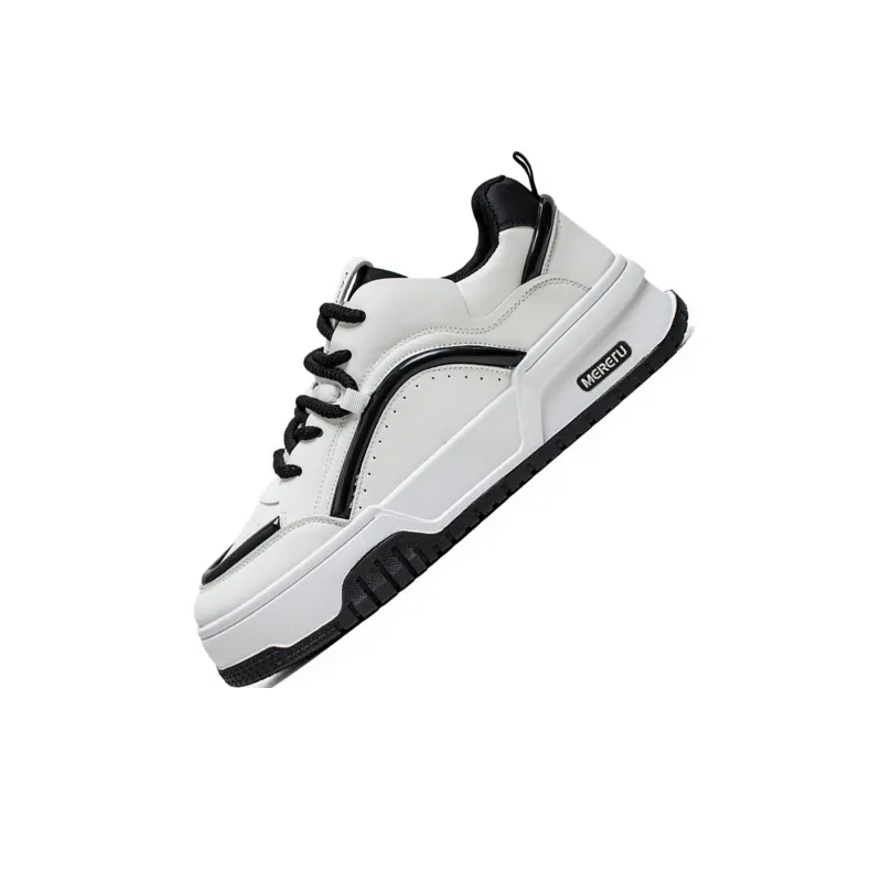 Meiretu Abrasion Resistant Balance Lightweight Low Top Skateboard Shoes Men's-6