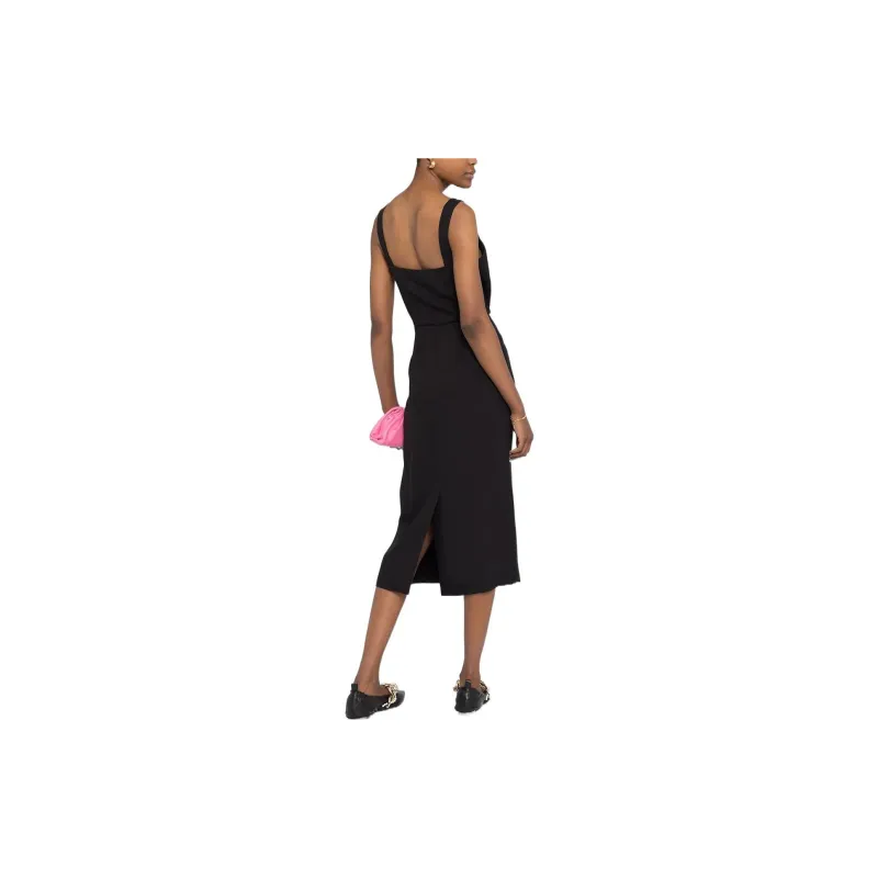 Valentino Sleeveless Dresses Women's Black-3