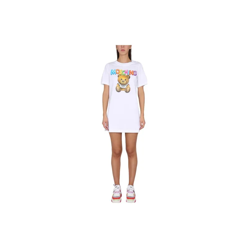 MOSCHINO Teddy Printed Mini Dress-1