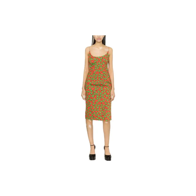 MOSCHINO All Over Cherry Printed Mini Dress-2