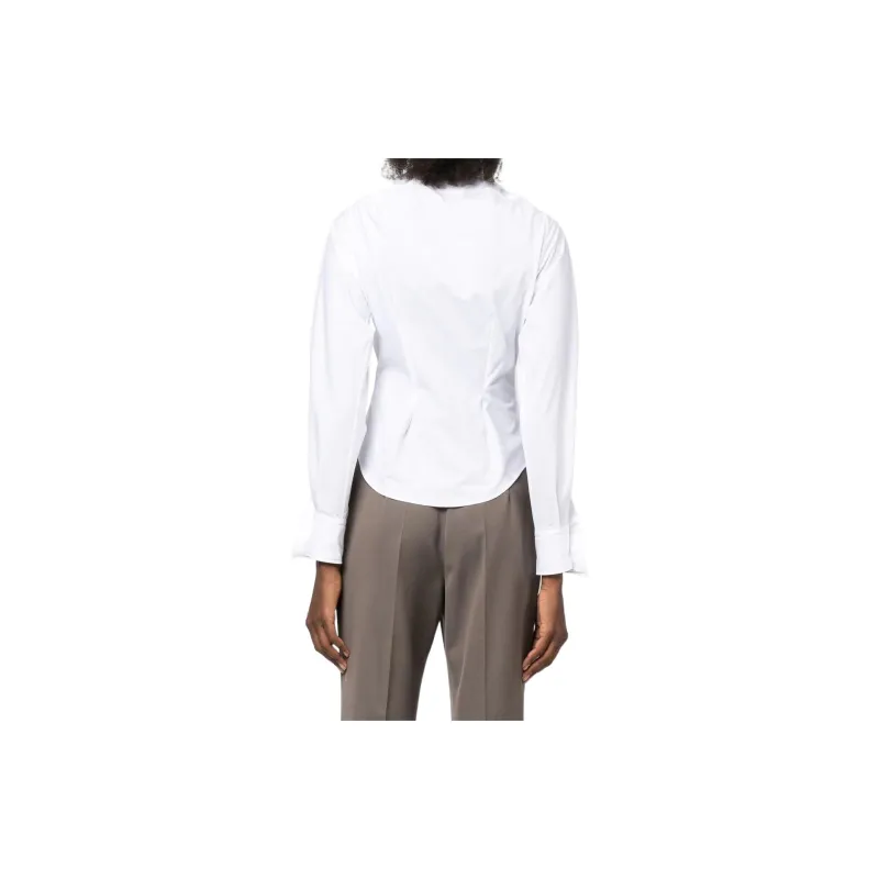 Vivienne Westwood Orb Logo Embroidered Drunken Shirt-1