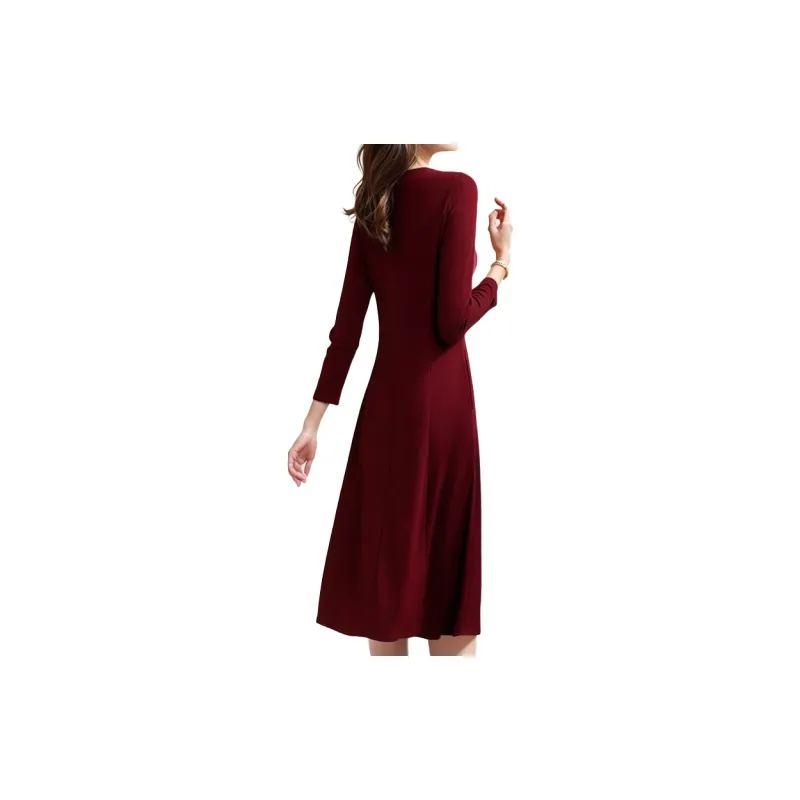 Mapping Long Sleeved Dresses Women's-1