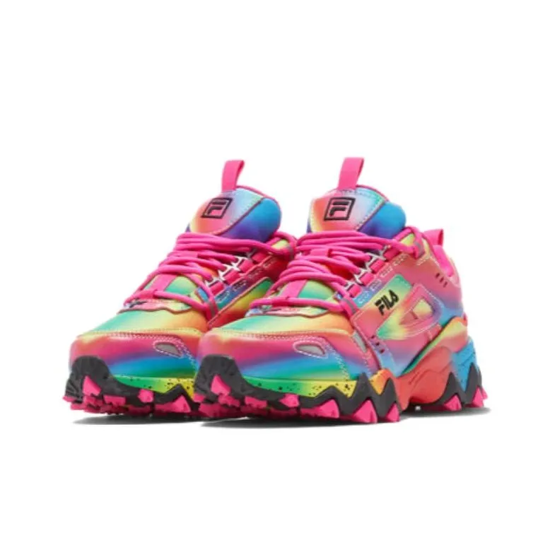 FILA KIDS Tr Cushioning Wear Resistant Kids Lifestyle Shoes Blue Pink Teenagers-2
